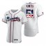 Atlanta Braves #51 Will Smith Mens Nike White Fluttering USA Flag Limited Edition Authentic MLB Jersey