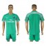 Paris Saint-Germain Blank Green Goalkeeper Soccer Club Jersey