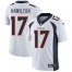 Nike Denver Broncos #17 DaeSean Hamilton White Mens Stitched NFL Vapor Untouchable Limited Jersey