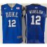 Duke Blue Devils #12 Justise Winslow Royal Blue Basketball Stitched NCAA Jersey