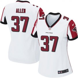 Nike Atlanta Falcons #37 Ricardo Allen White Womens Stitched NFL Elite Jersey