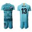 Atletico Madrid #13 Oblak Blue Goalkeeper Soccer Club Jersey