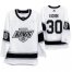 Los Angeles Kings #30 Rogie Vachon Mens Adidas 2019-20 Heritage White Throwback 90s NHL Jersey