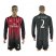 AC Milan #2 De Sciglio Home Long Sleeves Soccer Club Jersey