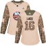 Adidas New York Islanders #16 Andrew Ladd Camo Authentic 2017 Veterans Day Womens Stitched NHL Jersey