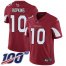 Nike Arizona Cardinals #10 DeAndre Hopkins Red Team Color Mens Stitched NFL 100th Season Vapor Untouchable Limited Jersey