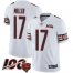 Nike Chicago Bears #17 Anthony Miller White Mens Stitched NFL 100th Season Vapor Limited Jersey