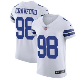Nike Dallas Cowboys #98 Tyrone Crawford White Mens Stitched NFL Vapor Untouchable Elite Jersey