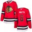 Adidas Chicago Blackhawks #6 Olli Maatta Red Home Authentic Drift Fashion Stitched NHL Jersey