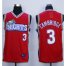 Like Mike Movie Los Angeles Knights #3 Calvin Cambridge Red Stitched Basketball Jersey