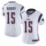 Nike New England Patriots #15 NKeal Harry White Womens Stitched NFL Vapor Untouchable Limited Jersey