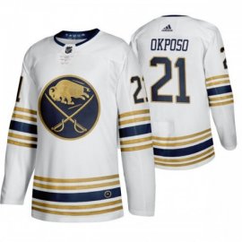 Buffalo Sabres #21 Kyle Okposo White 50th Anniversary Third 2019-20 Jersey