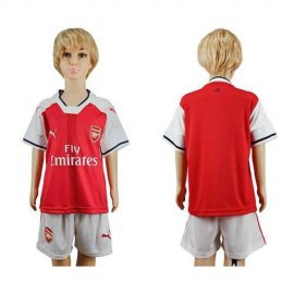 Arsenal Blank Home Kid Soccer Club Jersey