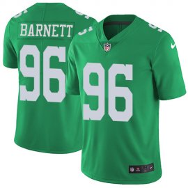 Nike Philadelphia Eagles #96 Derek Barnett Green Mens Stitched NFL Limited Rush Jersey