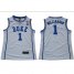 Blue Devils #1 Zion Williamson White Basketball Stitched College Jersey