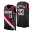 Nike Portland Trail Blazers #33 Robert Covington Black Mens 2021-22 NBA 75th Anniversary Diamond Swingman Jersey – Icon Edition Mens