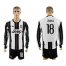 Juventus #18 Lemina Home Long Sleeves Soccer Club Jersey