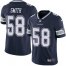 Nike Dallas Cowboys #58 Aldon Smith Navy Blue Team Color Mens Stitched NFL Vapor Untouchable Limited Jersey