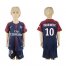 Paris Saint-Germain #10 Ibrahimovic Home Kid Soccer Club Jersey