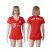 Womens Bayern Munchen Blank Home Soccer Club Jersey