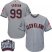 Cleveland Indians #99 Ricky Vaughn Grey Road 2016 World Series Bound Stitched Youth MLB Jersey