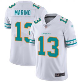 Nike Miami Dolphins #13 Dan Marino White Mens Stitched NFL Limited Team Logo Fashion Jersey