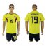 Colombia #19 Hernandez Home Soccer Country Jersey