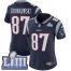 Nike New England Patriots #87 Rob Gronkowski Navy Blue Team Color Super Bowl LIII Bound Womens Stitched NFL Vapor Untouchable Limited Jersey