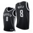 Nike Brooklyn Nets #8 Patty Mills Womens 2021-22 75th Diamond Anniversary NBA Jersey Black Womens
