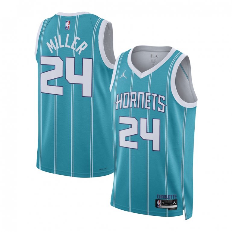 Brandon Miller Charlotte Hornets Nike Unisex 2023 NBA Draft Swingman Jersey – Icon Edition – Teal