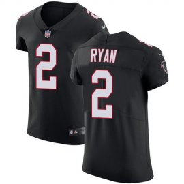 Nike Atlanta Falcons #2 Matt Ryan Black Alternate Mens Stitched NFL Vapor Untouchable Elite Jersey