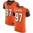 Nike Cincinnati Bengals #97 Geno Atkins Orange Alternate Mens Stitched NFL Vapor Untouchable Elite Jersey