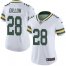 Nike Green Bay Packers #28 AJ Dillon White Womens Stitched NFL Vapor Untouchable Limited Jersey