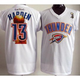 Oklahoma City Thunder #13 James Harden White 2012 Fianls NBA Jerseys Cheap