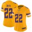 Nike Minnesota Vikings #22 Harrison Smith Gold Womens Stitched NFL Limited Inverted Legend Jersey