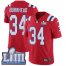 Nike New England Patriots #34 Rex Burkhead Red Alternate Super Bowl LIII Bound Mens Stitched NFL Vapor Untouchable Limited Jersey