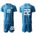 Germany #22 Ter Stegen Blue Goalkeeper Soccer Country Jersey
