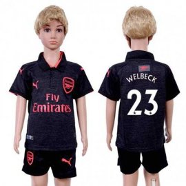Arsenal #23 Welbeck Sec Away Kid Soccer Club Jersey