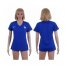 Womens France Blank Home Soccer Country Jersey