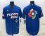 Mens Puerto Rico Baseball 2023 Royal World Big Logo With Patch Classic Stitched Jersey