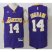 Mens Los Angeles Lakers #14 Brandon Ingram Adidas Purple NBA Draft16 Player Swingman Jersey