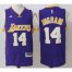 Mens Los Angeles Lakers #14 Brandon Ingram Adidas Purple NBA Draft16 Player Swingman Jersey