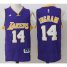 Mens Los Angeles Lakers #14 Brandon Ingram Adidas Purple NBA Draft16 Player Swingman Jersey