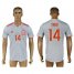 Spain #14 Thiago Away Soccer Country Jersey