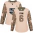 Adidas Los Angeles Kings #6 Joakim Ryan Camo Authentic 2017 Veterans Day Womens Stitched NHL Jersey