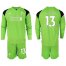 Liverpool #13 Alisson Green Goalkeeper Long Sleeves Soccer Club Jersey