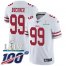 Nike San Francisco 49ers #99 DeForest Buckner White Super Bowl LIV 2020 Youth Stitched NFL 100th Season Vapor Limited Jersey