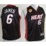 Kids Miami Heat 6 LeBron James Black 2011 NBA Finals Jersey Cheap