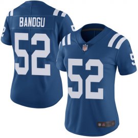 Nike Indianapolis Colts #52 Ben Banogu Royal Blue Team Color Womens Stitched NFL Vapor Untouchable Limited Jersey
