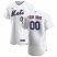 New York Mets Custom Mens Nike White Home 2020 Authentic Player MLB Jersey